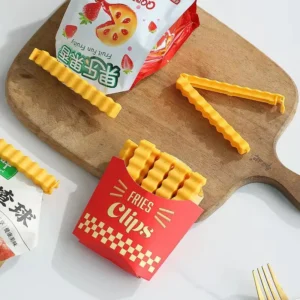 Clips En Forma De Papas Fritas Para Bolsas